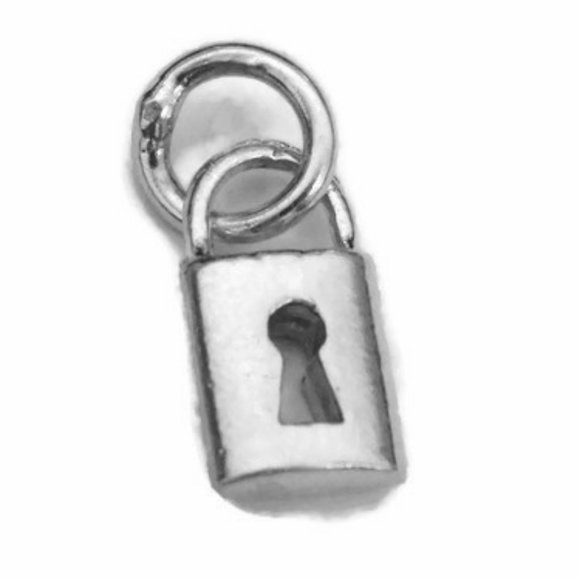 Jewelry - Small Lock .925 Sterling Silver Charm pendant